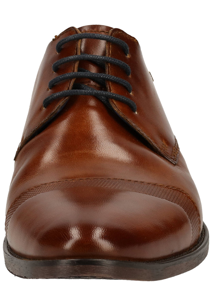 Bugatti Businessschuhe Leder Cognac