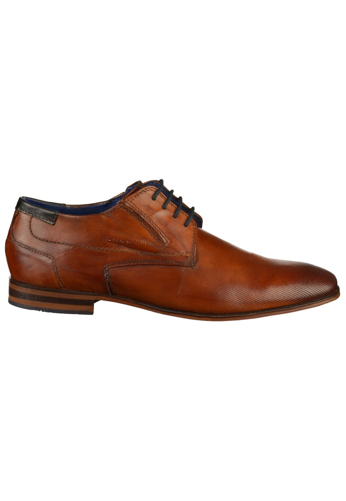 Bugatti Businessschuhe Leder Cognac