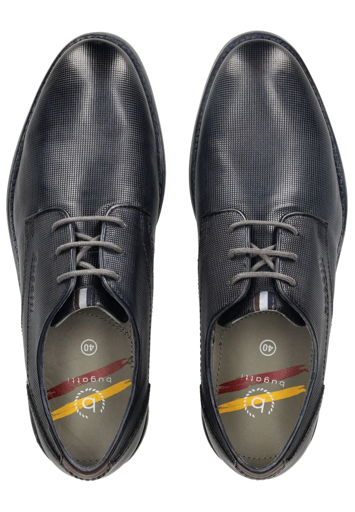 Bugatti Businessschuhe Leder Dunkelblau