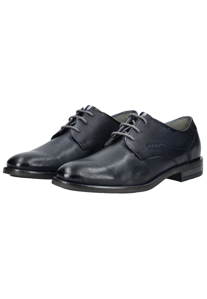 Bugatti Businessschuhe Leder Dunkelblau