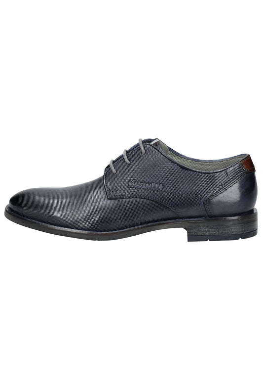 Bugatti Businessschuhe Leder Dunkelblau