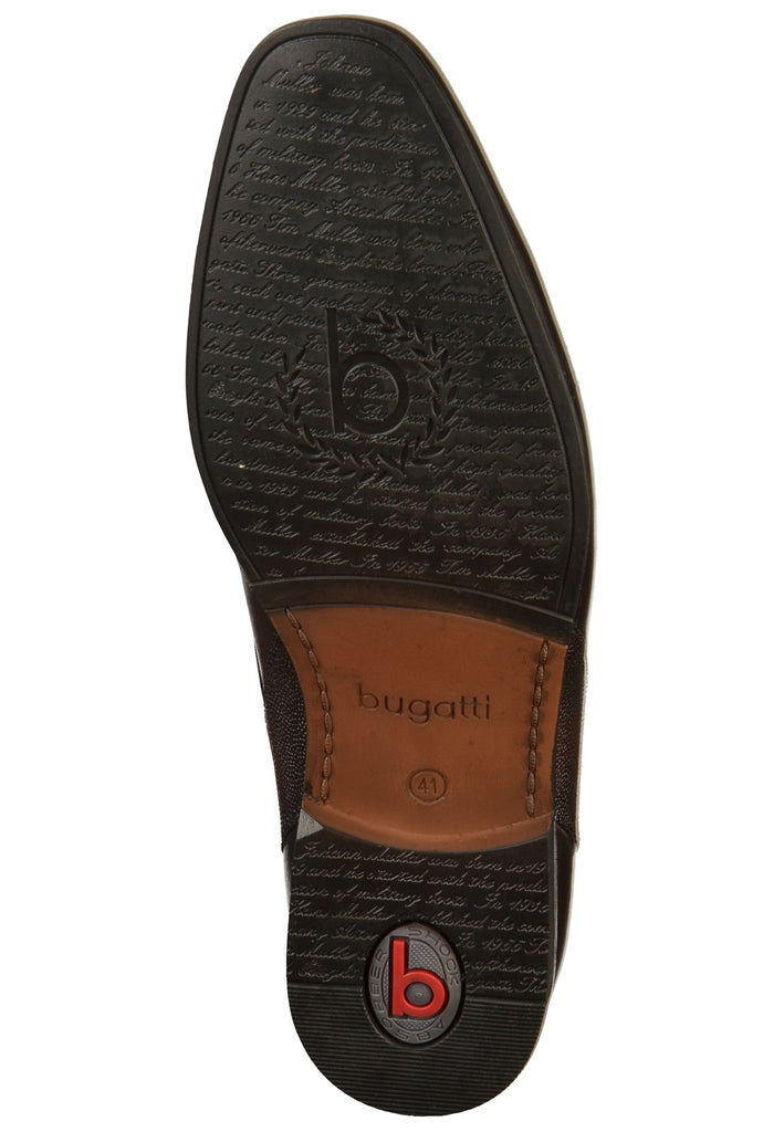 Bugatti Businessschuhe Leder Dunkelbraun