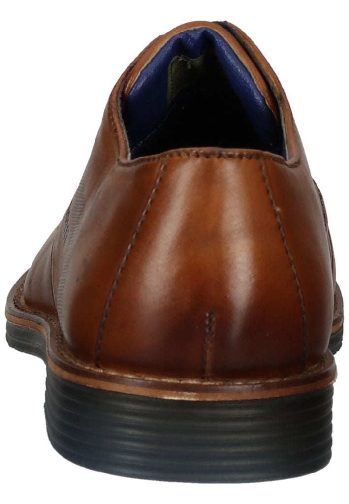 Bugatti Businessschuhe Nappaleder Cognac