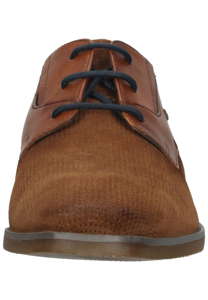 Bugatti Businessschuhe Nappaleder Cognac