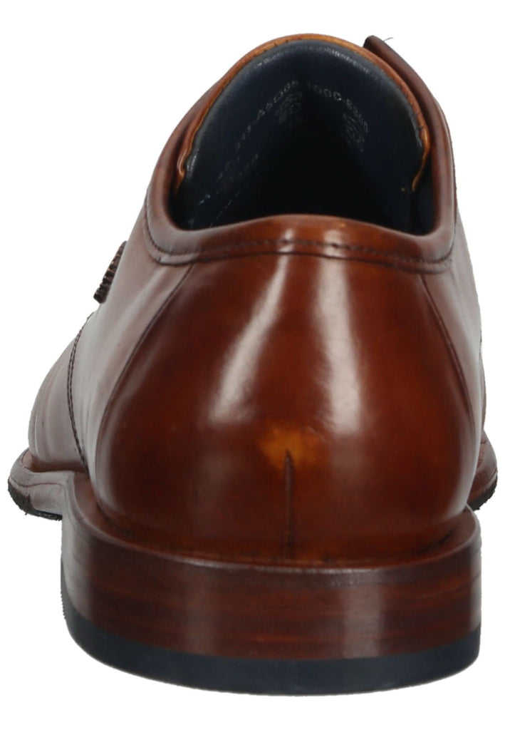 Bugatti Businessschuhe Nappaleder Cognac
