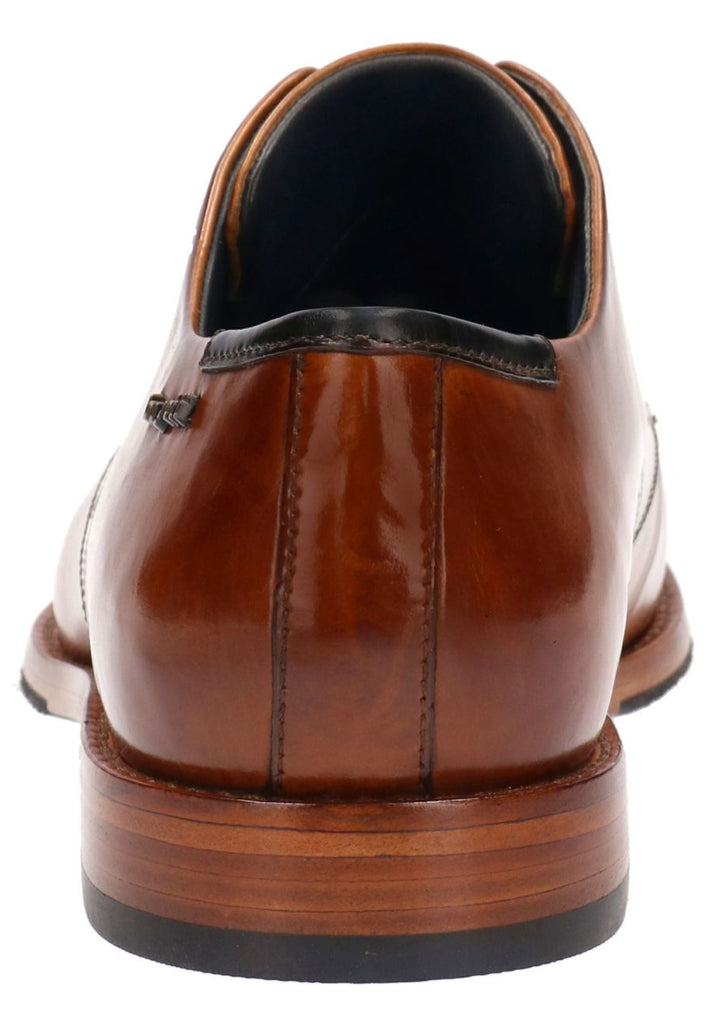 Bugatti Businessschuhe Nappaleder Cognac