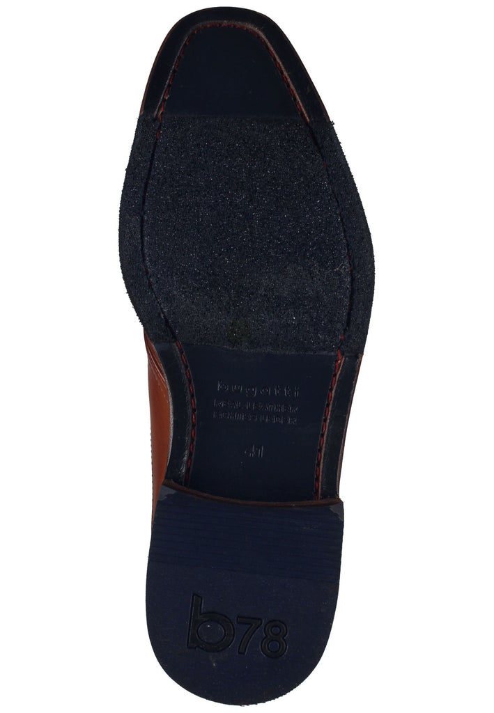 Bugatti Businessschuhe Nappaleder Cognac