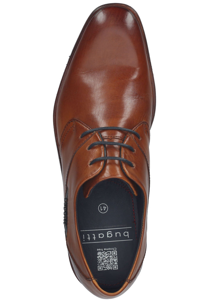Bugatti Businessschuhe Nappaleder Cognac