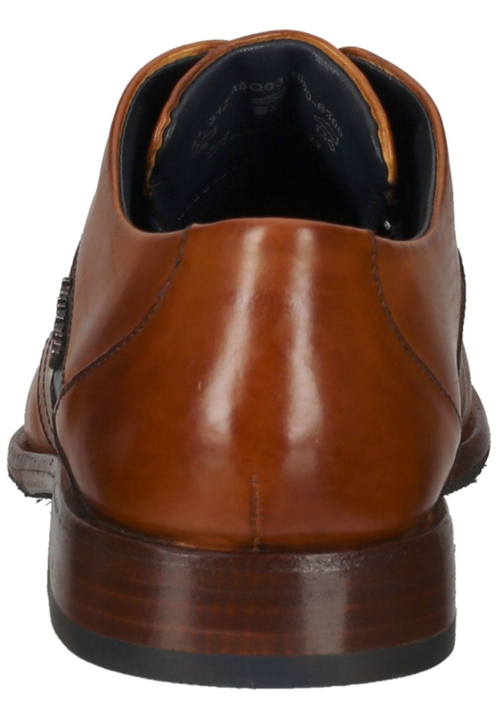 Bugatti Businessschuhe Nappaleder Cognac