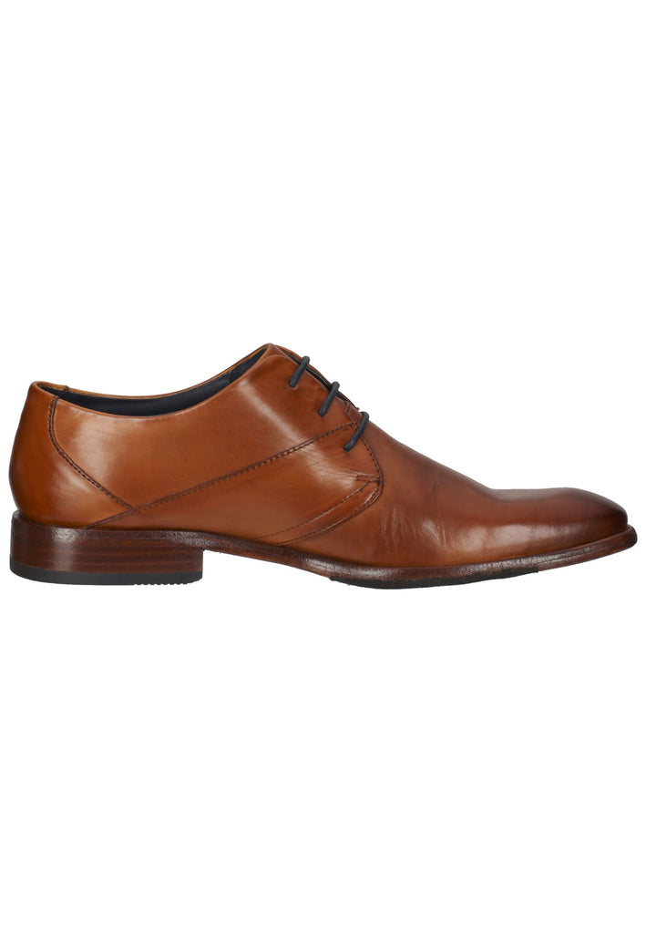 Bugatti Businessschuhe Nappaleder Cognac