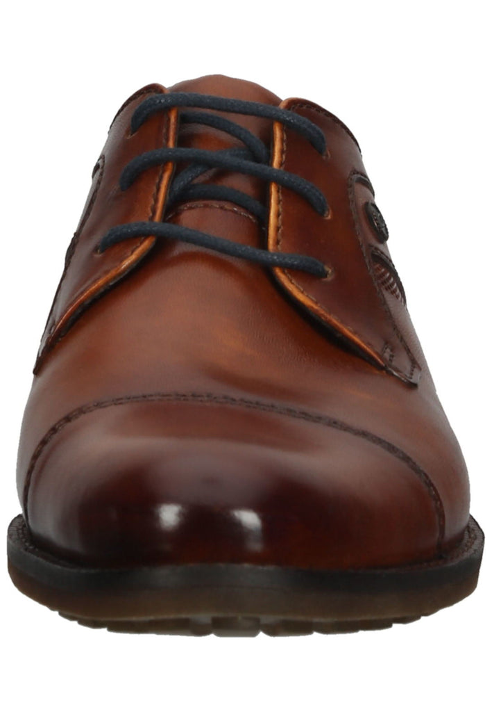 Bugatti Businessschuhe Nappaleder Cognac