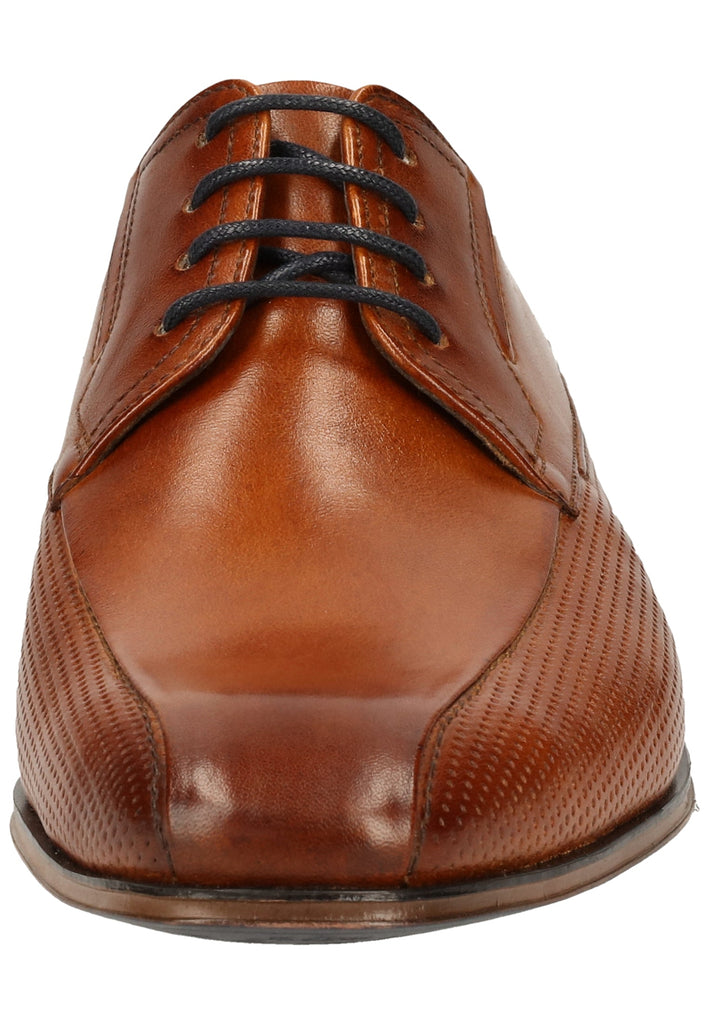 Bugatti Businessschuhe Nappaleder Cognac