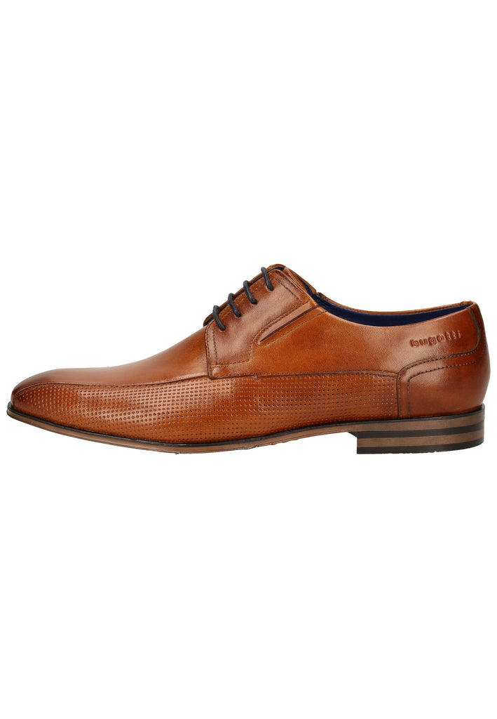Bugatti Businessschuhe Nappaleder Cognac