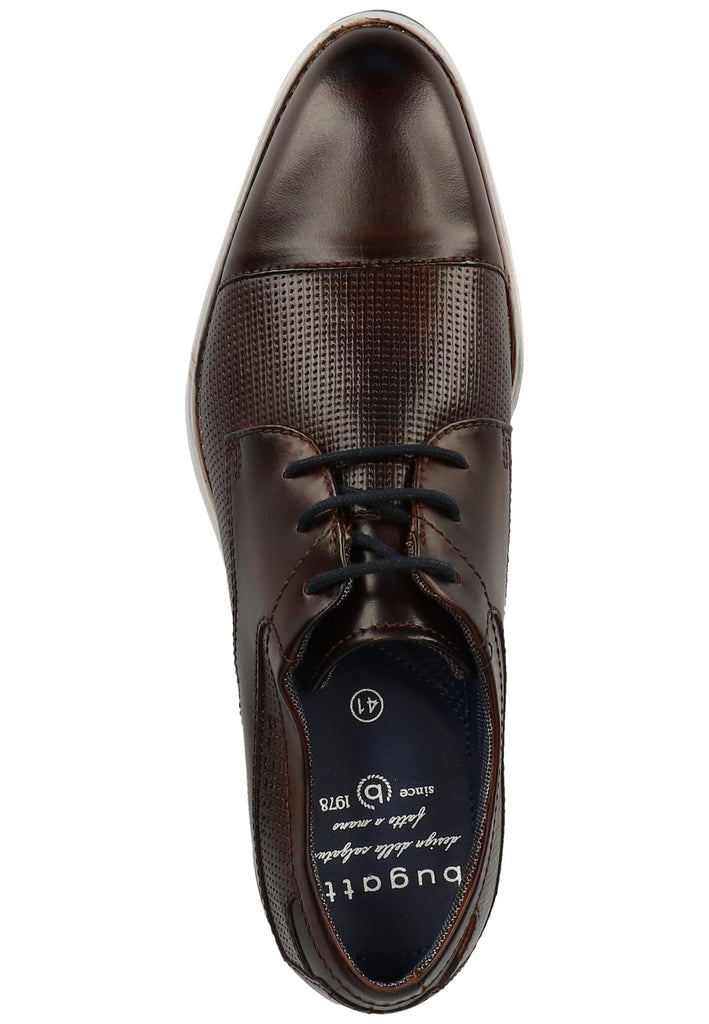 Bugatti Businessschuhe Nubukleder Braun