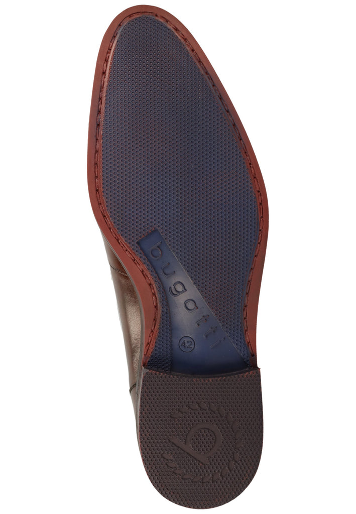 Bugatti Businessschuhe Nubukleder Brown