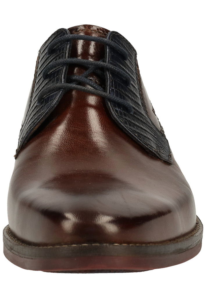 Bugatti Businessschuhe Nubukleder Brown