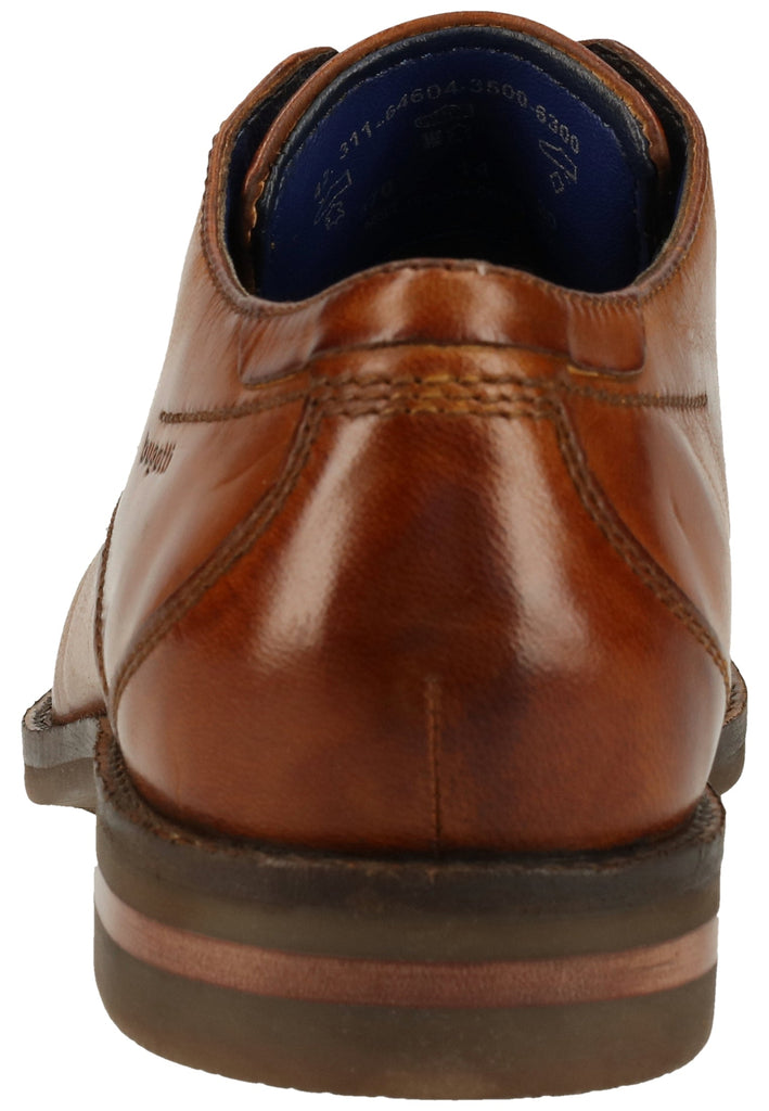 Bugatti Businessschuhe Nubukleder Cognac