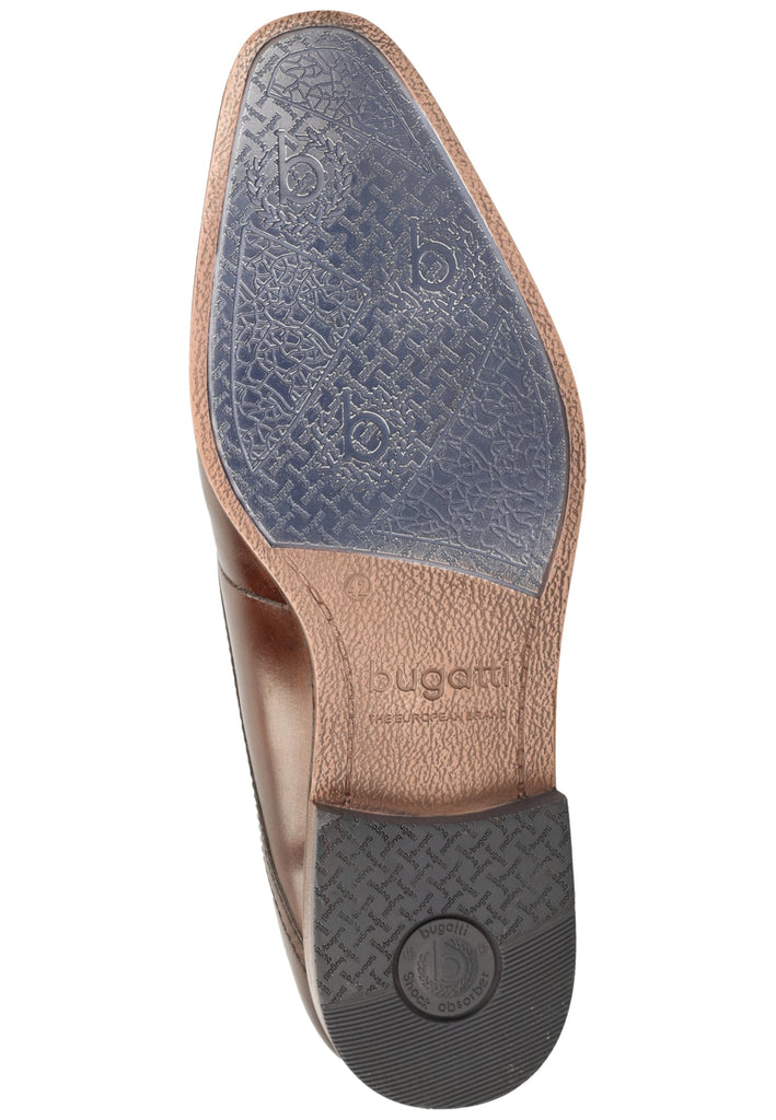 Bugatti Businessschuhe Nubukleder Dark Brown