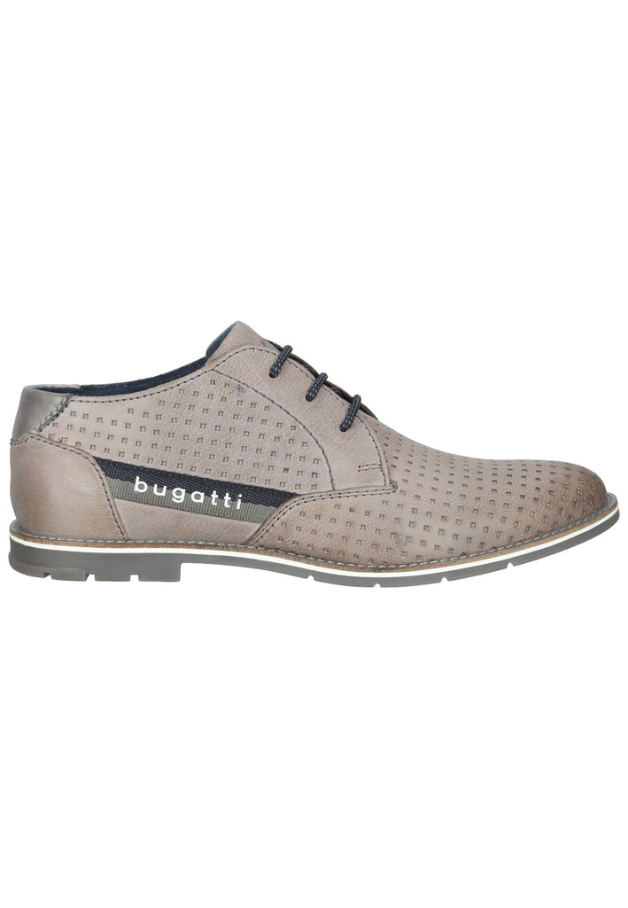 Bugatti Businessschuhe Nubukleder Grau