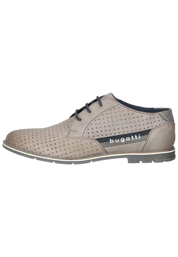 Bugatti Businessschuhe Nubukleder Grau