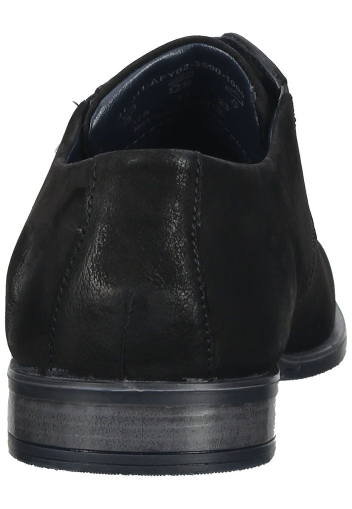 Bugatti Businessschuhe Nubukleder Schwarz