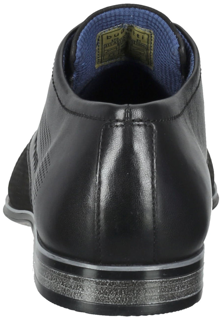 Bugatti Businessschuhe Nubukleder Schwarz