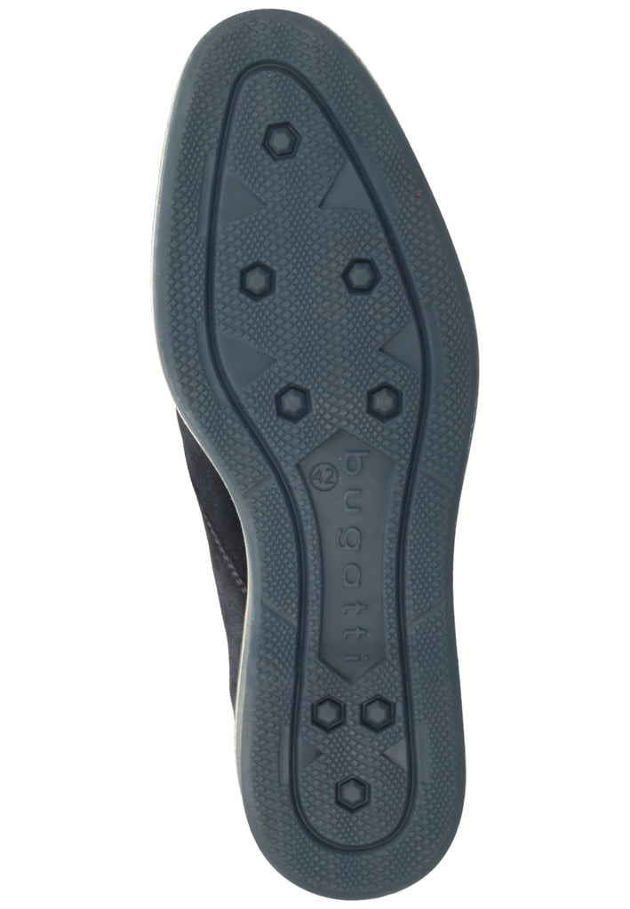 Bugatti Businessschuhe Veloursleder Blau