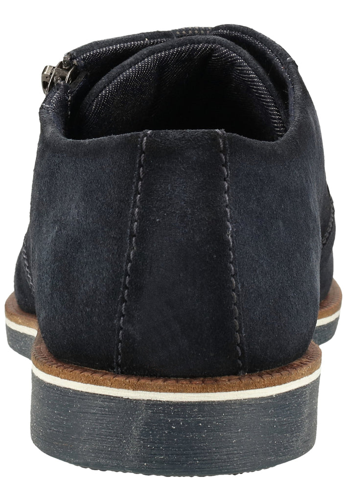 Bugatti Businessschuhe Veloursleder Blau