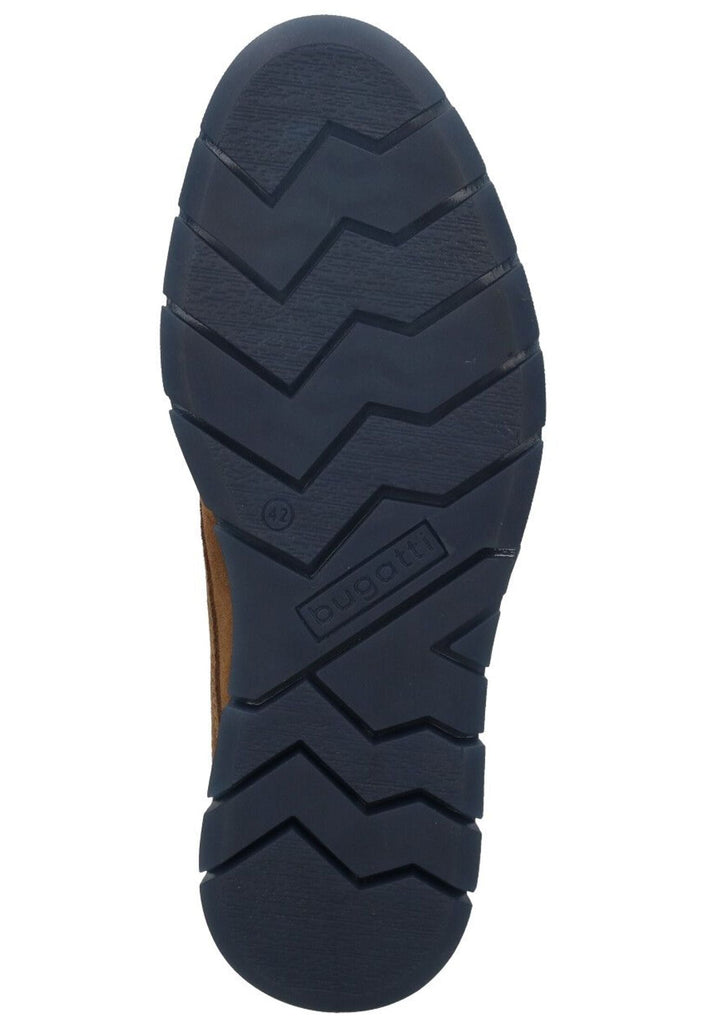 Bugatti Businessschuhe Veloursleder Cognac