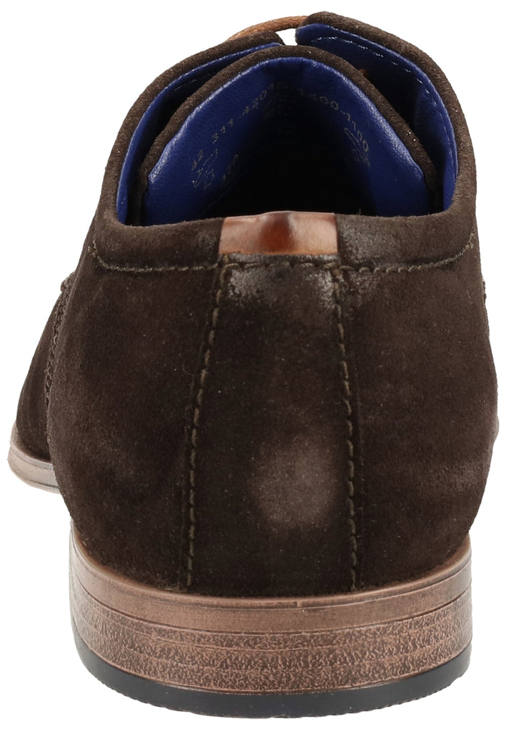 Bugatti Businessschuhe Veloursleder Dunkel Grau