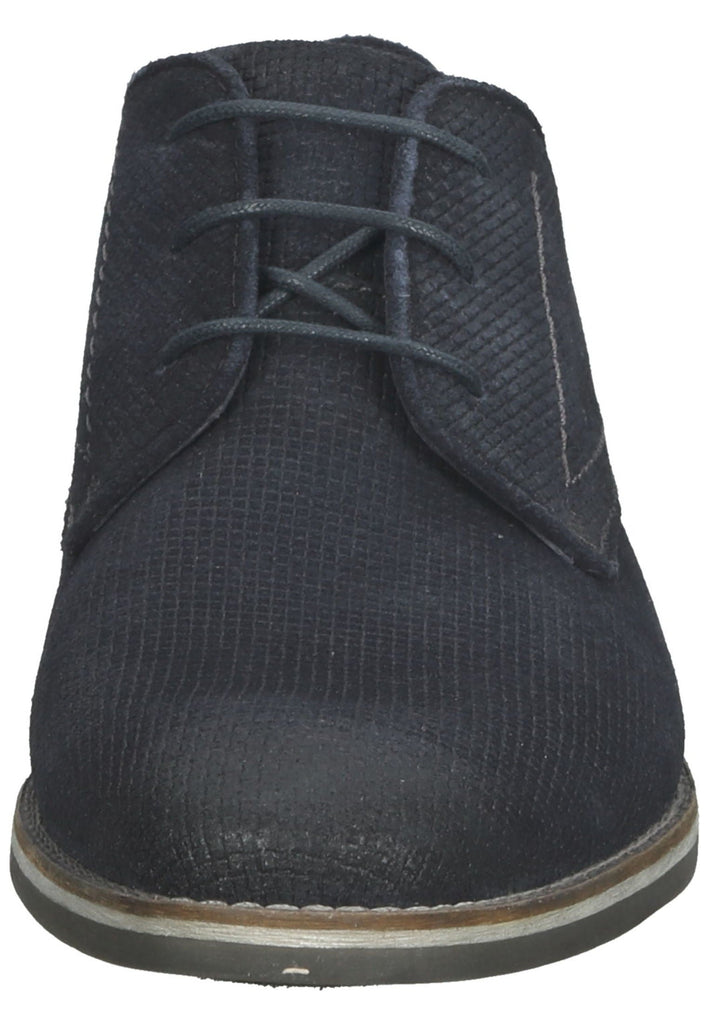 Bugatti Businessschuhe Veloursleder Dunkelblau