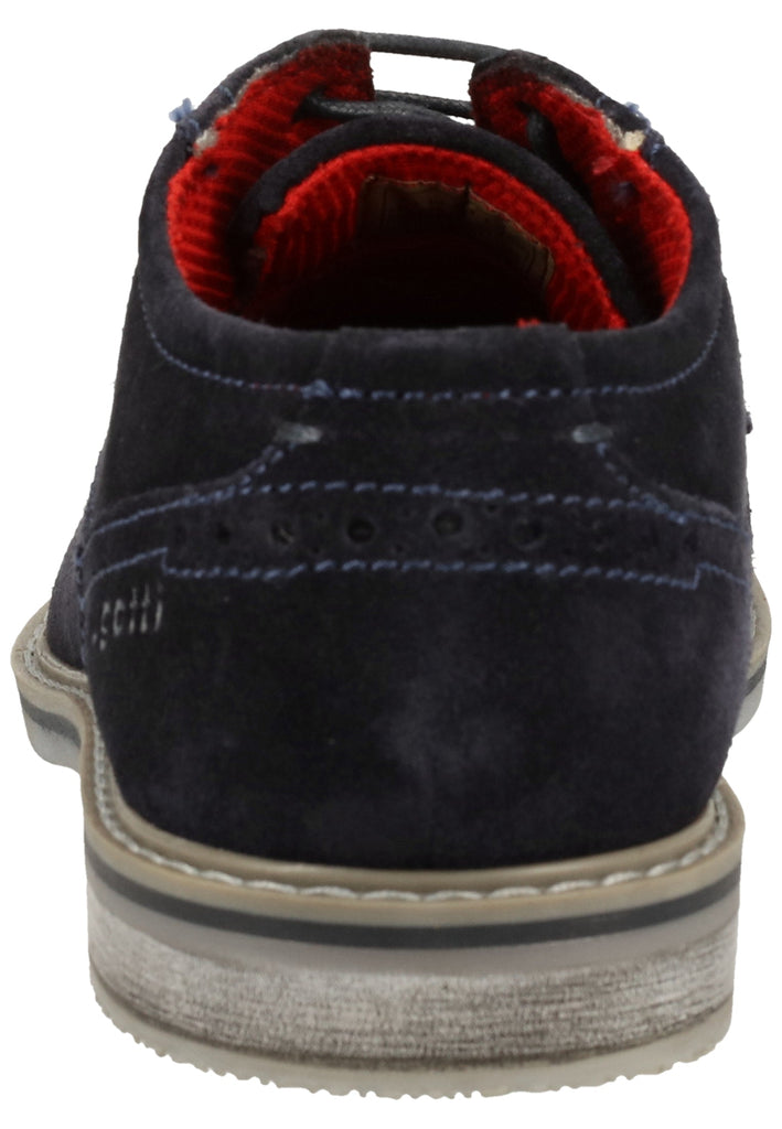 Bugatti Businessschuhe Veloursleder Dunkelblau