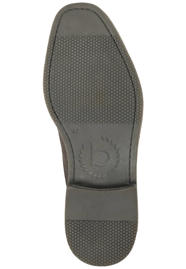 Bugatti Businessschuhe Veloursleder Dunkelgrau