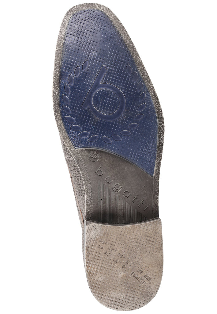 Bugatti Businessschuhe Veloursleder Grau