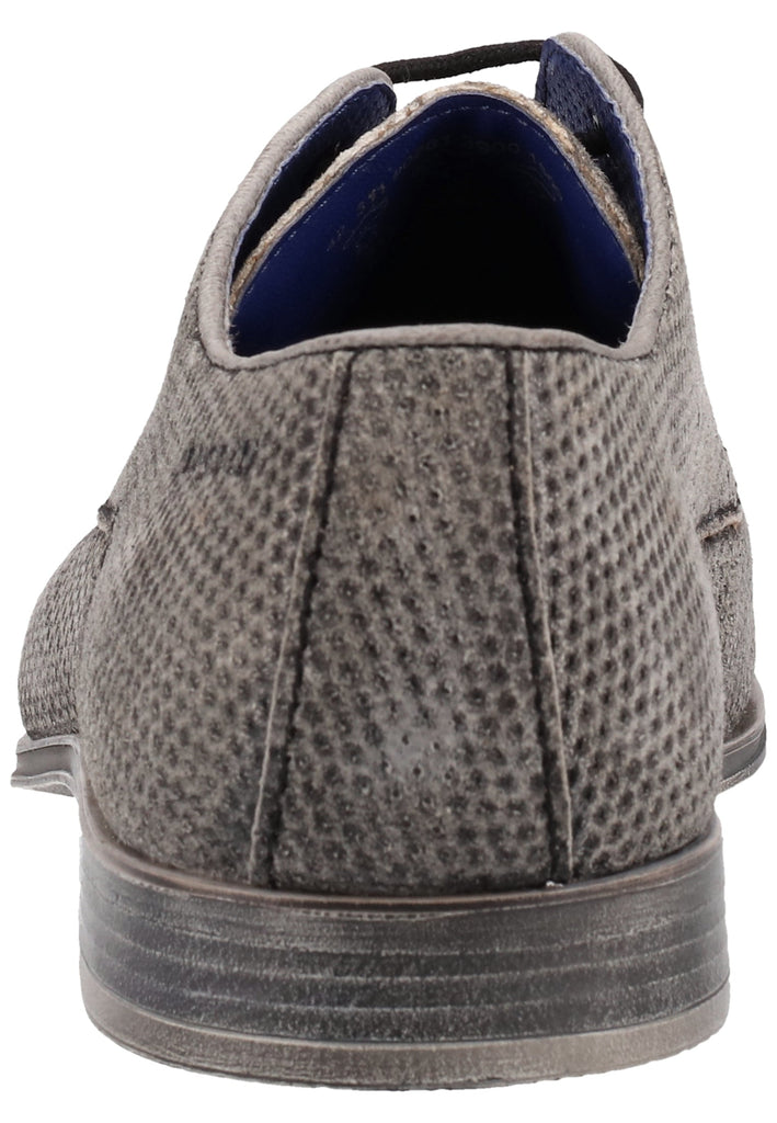 Bugatti Businessschuhe Veloursleder Grau