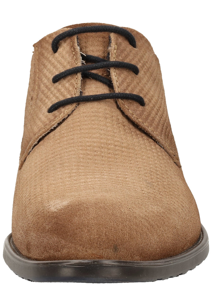 Bugatti Businessschuhe Veloursleder Sand