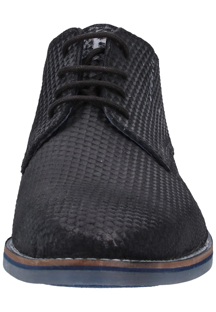 Bugatti Businessschuhe Veloursleder Schwarz