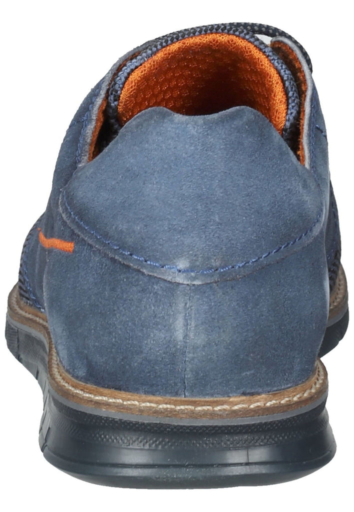 Bugatti Businessschuhe Veloursleder/Textil Blau