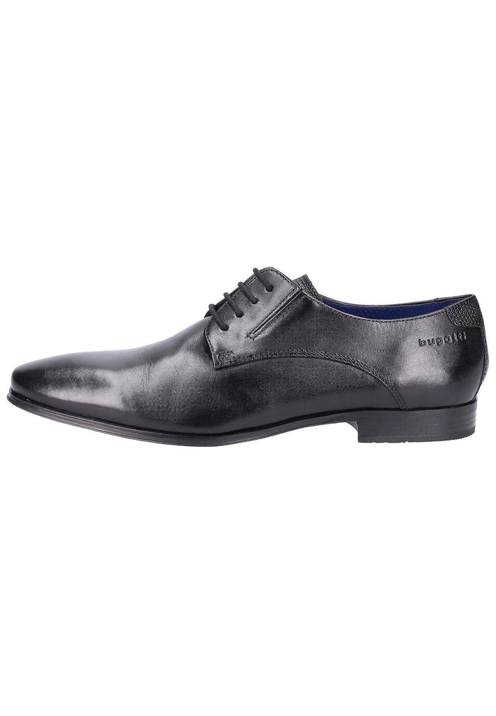 Halbschuhe Bugatti Businessschuhe Glattleder Schwarz