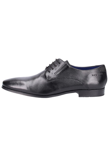 Halbschuhe Bugatti Businessschuhe Glattleder Schwarz
