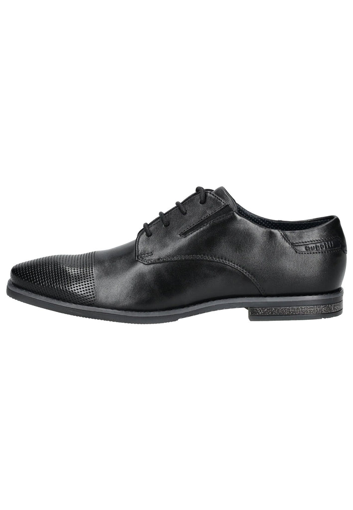 Halbschuhe Bugatti Businessschuhe Nappaleder Schwarz
