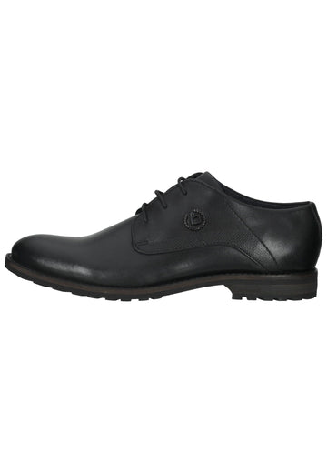 Halbschuhe Bugatti Businessschuhe Nappaleder Schwarz