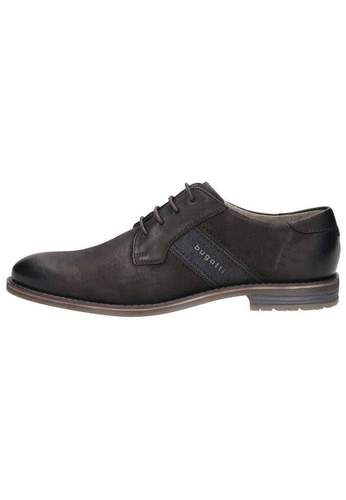 Halbschuhe Bugatti Businessschuhe Nubukleder Schwarz
