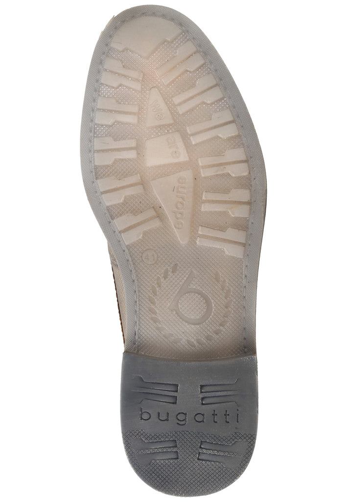 Bugatti Halbschuhe Glattleder Blau/Grau