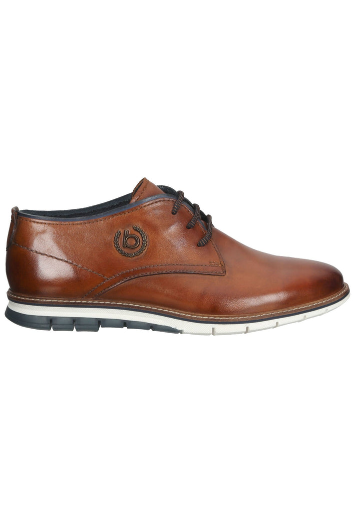 Bugatti Halbschuhe Glattleder Braun