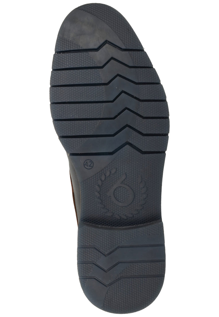 Bugatti Halbschuhe Glattleder Braun/Blau