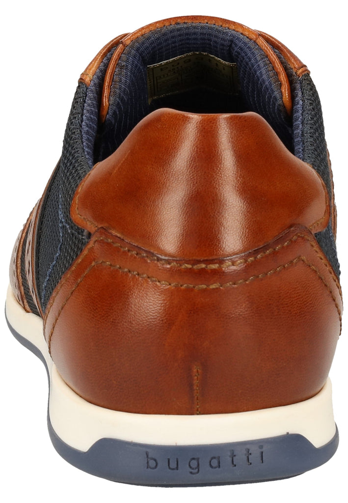Bugatti Halbschuhe Glattleder Cognac
