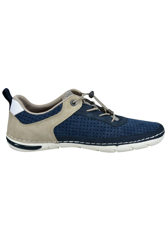 Bugatti Halbschuhe Lederimitat Blau