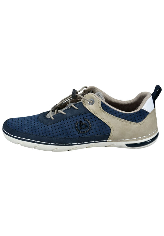 Bugatti Halbschuhe Lederimitat Blau