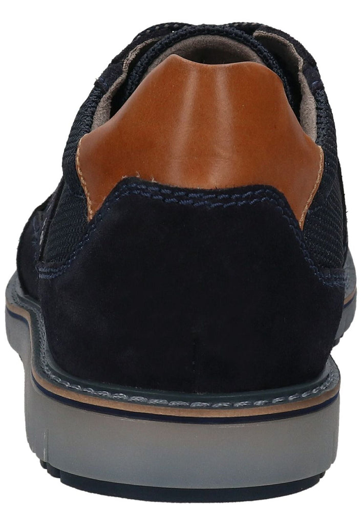 Bugatti Halbschuhe Veloursleder/Textil Dunkelblau